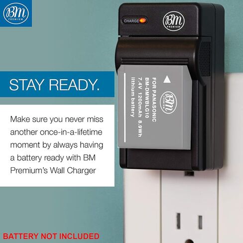 DMW-BCK7 Battery Charger for Panasonic Lumix DMC-FH25 DMC-FH27 DMC-FP5 DMC-FP7 DMC-FS16 DMC-FS18 DMC-FS22 DMC-FS35 DMC-FS37 DMC-S1 DMC-S2 DMC-S3 DMC-SZ1 DMC-SZ5 DMC-SZ7 DMC-TS20 DMC-TS25 Digital Camera + More!! in Kuwait