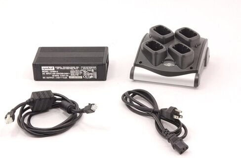 Symbol Motorola SAC9000-4000R 4-Slot Battery Charger Kit - Includes Charger, Power Supply, DC Line Cord and AC Line Cord in Kuwait