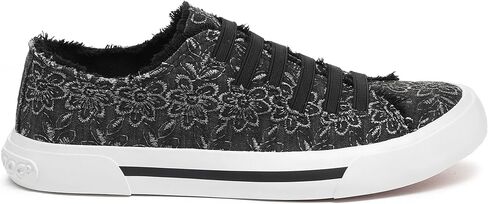 حذاء رياضي Jokes أسود بدون رباط 10 / أسود / SHAWNEE EYELET COTTON in Kuwait