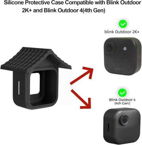 غطاء Blink لجهاز Blink Outdoor 4 (الجيل الرابع) و2K+، دعامة مبيت واقية من الطقس قابلة للتعديل بزاوية 360 درجة مع درع الشمس in Kuwait