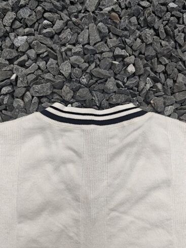Men's Striped Cable Knit Sweater Vest V Neck Sleeveless Casual School Sweater Tops in Saudi Arabia