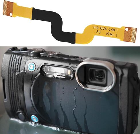 2 قطعة عمود الكاميرا الدورية LCD الكابلات المرنة متوافقة مع أوليمبوس TG-850 / TG-860 in Kuwait