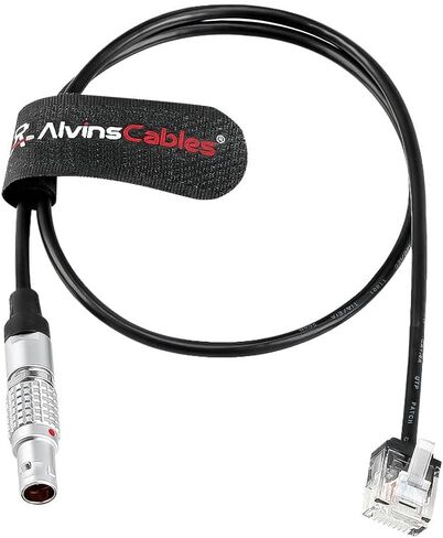 كابلات Alvin's RED GIG-E 9 Pin إلى RJ45 Ethernet لكاميرا RED DSMC2 Epic Scarlet سلاح V-Raptor XL، 50 سم | 19.7 بوصة in Kuwait