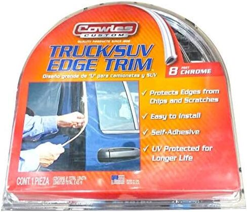 Cowles® S37204 Custom Chrome Truck Edge Guard Trim 8' in Kuwait