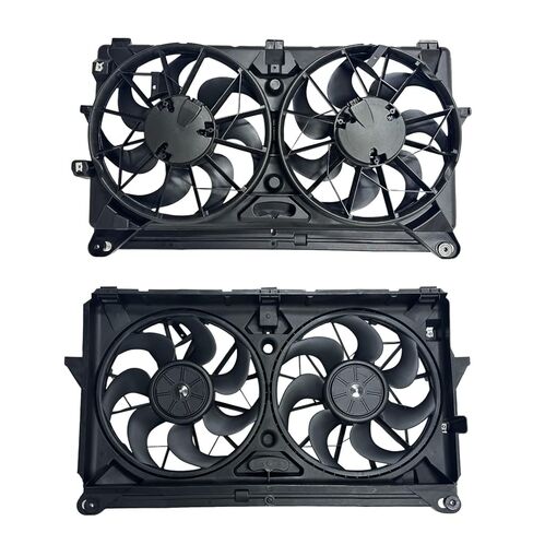 GM1101 Dual Radiator & Condenser Cooling Fan Assembly Compatible with Cadillac Escalade, Chevrolet Avalanche Silverado Suburban Tahoe, GMC Sierra Yukon XL, Replaces 620-654 in Saudi Arabia