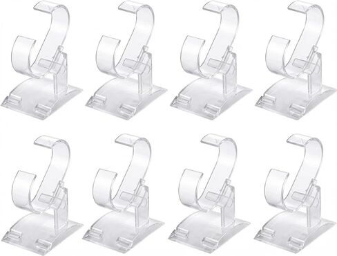 8 Pack Clear Plastic Watch Display Stand in Saudi Arabia
