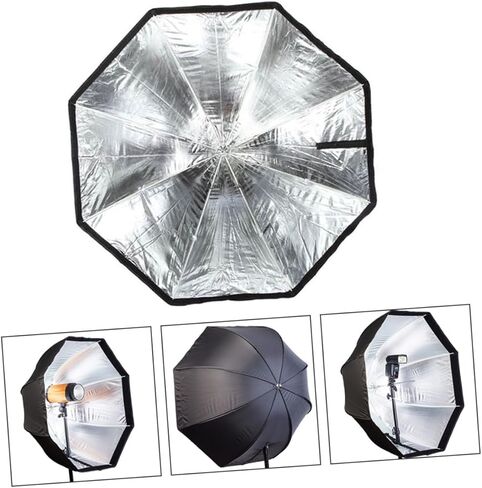 OUNONA مثمن التصوير الفوتوغرافي Softbox Umbrella Light Diffuser، Soft Light Photo Modifier for Studio Flash and Strobe Lighting، متوافق مع معدات إضاءة الفيديو والصور in Kuwait