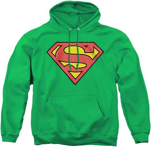 Popfunk Classic Superman Classic Logo Pull-Over Hoodie Sweatshirt & Stickers in Saudi Arabia
