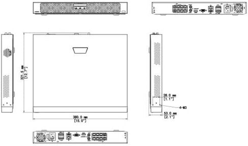 Uniview Tech NVR502-32B-P16-IQ 32 قناة 16PoE NVR، Ultra 265/H.265/H.264، مخرج HDMI/VGA بدقة 4K، تسجيل بدقة 16 ميجابكسل، ترقية سحابية (لا يتضمن محرك أقراص ثابت) in Kuwait