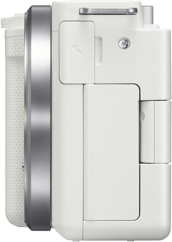 مجموعة كاميرا Sony ZV-E10 بدون مرآة مع عدسة تكبير الطاقة II مقاس 16-50 مم (أبيض) | مستشعر APS-C | أداة إنشاء مدمجة + عدسة سوني مقاس 18-105 مم + بطاقة سعة 64 جيجابايت + مجموعة مرشحات الألوان + مجموعة المرشحات + المزيد in Kuwait