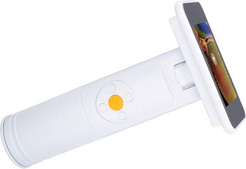 مجهر رقمي، مجهر محمول مع شاشة 4K 2.8 بوصة عالية الدقة، 1600X، 8 مصابيح LED قابلة للتعديل، دائرة التركيز، للمراقبة المجهرية والتنوير العلمي in Kuwait