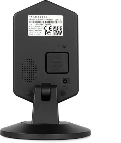 كاميرا أمان Amcrest ProHD Shield اللاسلكية IP، 960P 1.3 ميجابيكسل (1280x960P)، صوت ثنائي الاتجاه، زاوية عرض واسعة للغاية 140 درجة، MicroSD وتسجيل سحابي، تكبير رقمي، رؤية ليلية، IPM-HX1B (أسود) in Kuwait