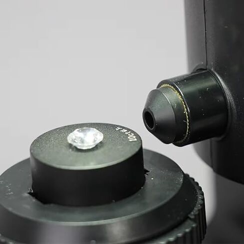 مجهر بحزام ماسي مزدوج الشاشة، مجهر رقمي بشاشة عالية الدقة، عارض نقش ماسي مع ضوء ملء LED وشاشة عرض in Kuwait