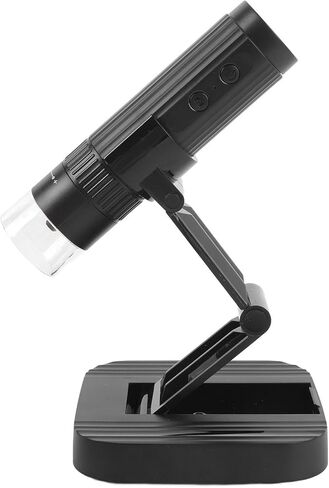 مجهر رقمي Asixxsix، تكبير 50X إلى 1000X مجهر رقمي محمول USB لاسلكي، دقة 1080P HD مع 8 مصابيح LED محمولة مع حامل قابل للتعديل للهاتف اللوحي والكمبيوتر الشخصي in Kuwait