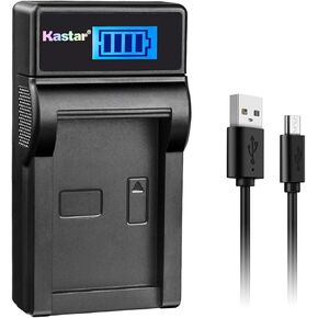 Kastar LCD Slim USB Charger for Panasonic DMW-BLE9, DMW-BLG10, DMWBLE9, DMWBLG10 and Panasonic Lumix DMC-GF3, DMC-GF5, DMC-GF6, DMC-GX7, DMC-LX100 Digital Cameras in Kuwait
