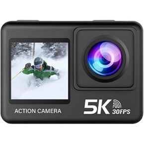 EBTOOLS 5K WiFi Action Camera Underwater Diving Camera with 2 Inch 6 Axis Stabilization 170 Wide Angle for Sports Vlogging Motorcycle Cycling in Kuwait