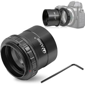 محول تلسكوب Alstar M42 إلى 2 بوصة - محول تركيب T2 M42 إلى 2 بوصة لجميع كاميرات Nikon SLR/DSLR وعدسات Nikon F القياسية ومحول صور التلسكوب للتصوير الفلكي in Kuwait