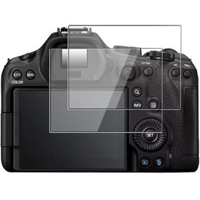 واقي شاشة Canon EOS R6 Mark III - عبوتان من فيلم الزجاج المقوى للعرض، صلابة 9H، مضاد للخدش، وضوح عالي الدقة، خالي من الفقاعات، مقاوم لبصمات الأصابع in Kuwait