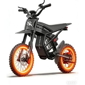 Riding Times GT54 Pro Electric Dirt Bike for Teens Adults, 3000W Brushless 338Nm Motor 14" & 12" Tires UL 2849 All Terrain Full Suspension Off-Road Adventure and Daily Commute in Saudi Arabia