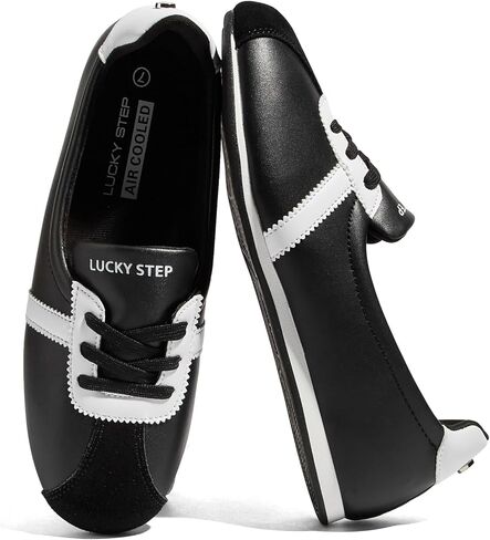 أحذية LUCKY STEP النسائية سهلة الارتداء - أحذية مسطحة كاجوال غير قابلة للانزلاق - حذاء مشي مريح ومسامي in Kuwait