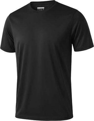 KEFITEVD Men's Short Sleeve Swim Shirts Sun Protection Rashguard Workout Fishing Athletic T-Shirts in Kuwait