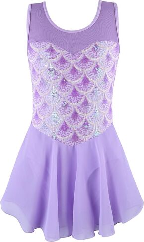 BAOHULU Toddlers Dancing Cosplay Tutu Ballet Leotard for Girls 3-12 Years in Kuwait