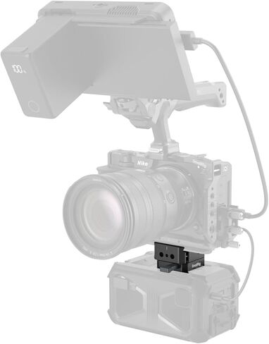 لوحة بطارية SmallRig V Mount، مجموعة لوحة تثبيت البطارية على شكل V للوحة Arca-Swiss/سكك حديد الناتو، تصميم قفل على شكل V قابل للتدوير، تشغيل الكاميرا دون عائق، خفيف الوزن لبطارية V-Mount in Kuwait
