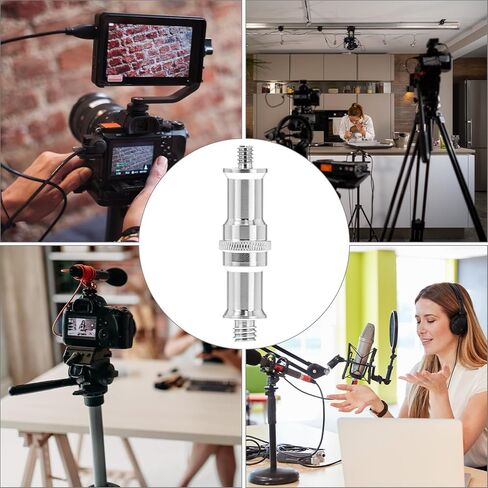 مجموعة براغي كاميرا QWORK مكونة من 26 قطعة - 1/4 و1/8 بوصة، متوافقة مع DSLR، حامل ثلاثي القوائم، مونوبود، رأس كروي in Kuwait