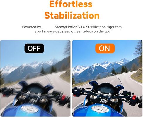 كاميرا EBTOOLS 4K WiFi Action، عدسة بزاوية عريضة 16 ميجابكسل 154 مع تثبيت 6 محاور، مزدوجة، مقاومة للماء 30 مترًا، عمر بطارية 437 دقيقة لمدونات الفيديو لركوب الدراجات النارية in Kuwait