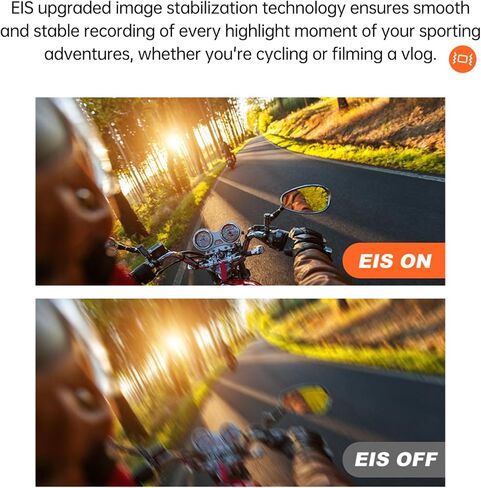 كاميرا EBTOOLS 5K WiFi Action كاميرا للغوص تحت الماء مع تثبيت 2 بوصة و6 محاور وزاوية واسعة 170 درجة للرياضة ومدونات الفيديو وركوب الدراجات النارية in Kuwait