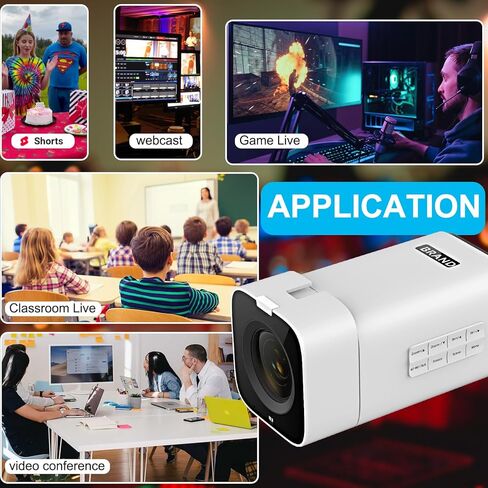 كاميرا مربعة، كاميرات رصاصة 20X، نظام كاميرا 4K مع ميكروفون USB/SDI مع أزرار تشغيل، يدعم جهاز التحكم عن بعد بالأشعة تحت الحمراء والتحكم IP للبث الاحترافي والتدريس والاجتماعات in Kuwait