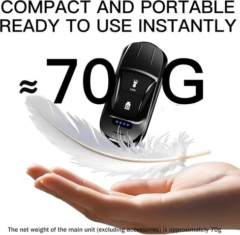 Mini Vlogging Camera with Gravity Anti-Shake & G-Sensor, 7H Loop Recording Waterproof Action Cam for Bike Cycling Sports Travel, 2000mAh Pocket Video Recorder for Youtubers Content Creators in Kuwait