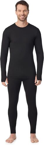 Cuddl Duds Mens Lightweight & Breathable Everyday Active Base Layer Set - Long Sleeve Top & Leggings - Lounge Sets for Men in Saudi Arabia