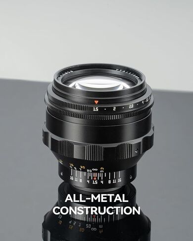 عدسة TTArtisan 75 مم F1.5 بإطار كامل Swirly Bokeh Magic ذات فتحة كبيرة لكاميرا M42 Mount باللون الأسود in Kuwait