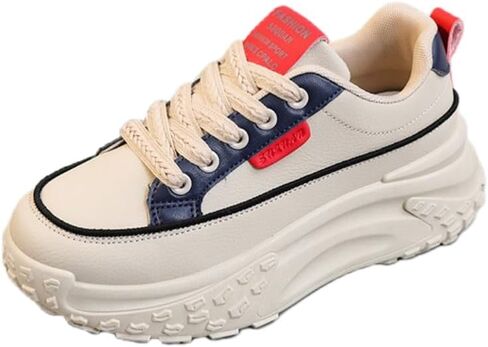 Women's Spring Fashion Platform Sports Shoes - Anti-Slip for Daily Commuting & Casual Wear in Saudi Arabia