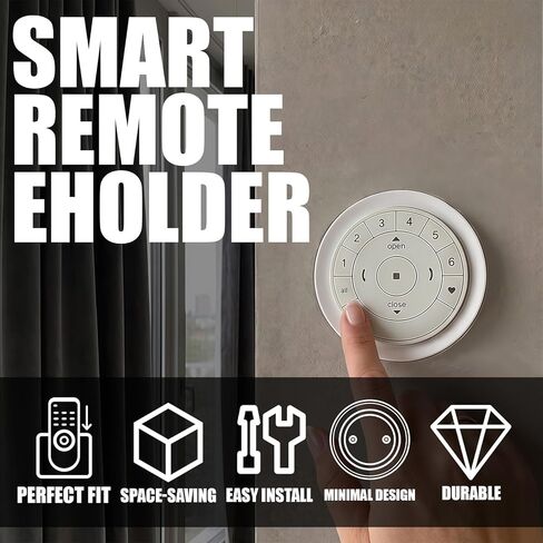 حامل تثبيت على الحائط للتحكم عن بعد لمحطة Hunter Douglas PowerView Generation 2 لقاعدة تثبيت السطح الجزء الوحيد (أبيض) in Kuwait