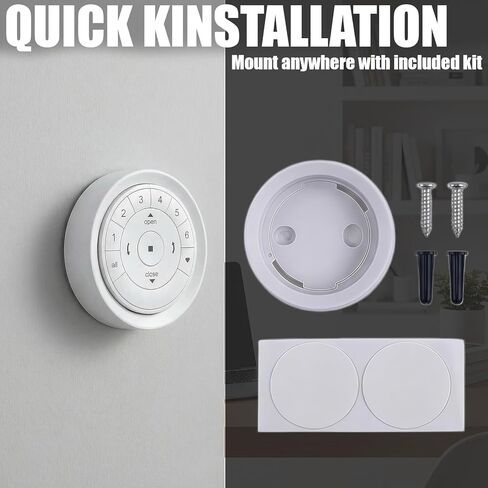 حامل تثبيت على الحائط للتحكم عن بعد لمحطة Hunter Douglas PowerView Generation 2 لقاعدة تثبيت السطح الجزء الوحيد (أبيض) in Kuwait