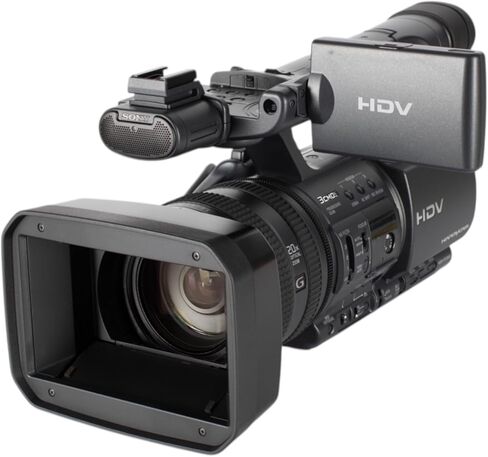 كاميرا فيديو احترافية HDR-FX1000E PAL HDV من سوني، كاميرا فيديو عالية الدقة 3CMOS مع تكبير بصري 20x + حافظة + ضوء فيديو LED + مجموعة مرشح عدسة + بطارية بديلة + المزيد (حزمة مكونة من 14 قطعة) in Kuwait