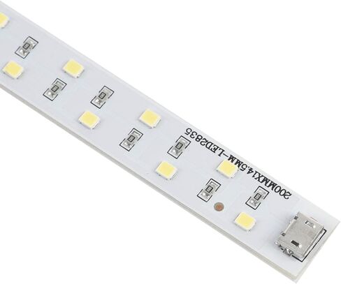 شريط إضاءة LED لصندوق الصور مقاس 20 سم لصندوق استوديو الصور خام ضوء LED لملحقات صندوق إضاءة التصوير الفوتوغرافي في الاستوديو in Kuwait
