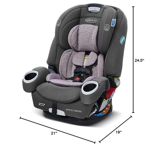 مقعد سيارة Graco 4Ever DLX 4 في 1، مقعد سيارة للرضع والأطفال الصغار، مع 10 سنوات من الاستخدام، فيرمونت، 20 × 21.5 × 24 بوصة (عبوة من قطعة واحدة) in Saudi Arabia