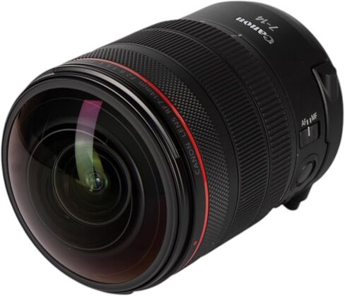 كاميرات Canon RF 7-14 مم f/2.8-3.5 L Fisheye STM ذات زاوية واسعة للغاية وكاميرات بدون مرآة بإطار كامل (7343C002) + حقيبة ظهر + برنامج صور + مجموعة تنظيف + المزيد (حزمة من 10 قطع) in Kuwait