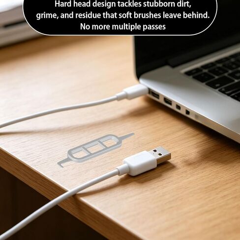 8PCS USB-C Charger Port Cleaning Tool, Dual-Sided Port Cleaner Kit for USB/Lightning/Type-C/Phone, Compact & Effective, Easy to Carry in Kuwait