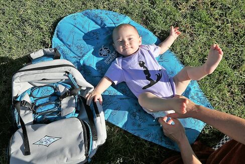 بدلة قطعة واحدة للرضع من Cruisin' Girl Surfing Baby Wave مصنوعة من القطن بنسبة 100% in Kuwait