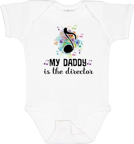 inktastic Music Director Daddy School Band Baby Bodysuit in Saudi Arabia