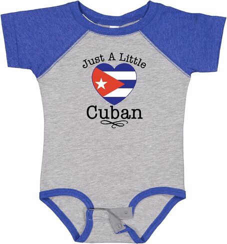 بدلة أطفال Inktastic Cuba Flag Heart Just a Little Cuban Heritage Baby in Kuwait