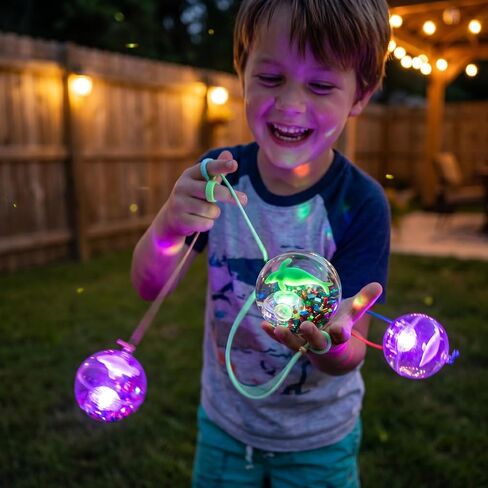 6 قطع من كرات JOYIN المضيئة النطاطة، كرات نطاطة LED مقاس 2.4 بوصة مع حيوانات بحرية صغيرة عشوائية، ألعاب ترتد لحفلات الأطفال وهدايا أعياد الميلاد وحقائب الهدايا وجوائز الكرنفال in Kuwait