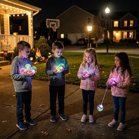 6 قطع من كرات JOYIN المضيئة النطاطة، كرات نطاطة LED مقاس 2.4 بوصة مع حيوانات بحرية صغيرة عشوائية، ألعاب ترتد لحفلات الأطفال وهدايا أعياد الميلاد وحقائب الهدايا وجوائز الكرنفال in Kuwait