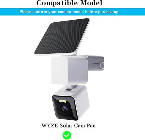 2 حزمة مزراب جبل متوافق مع WYZE Solar Cam Pan، بدون مثقاب كاميرا تثبيت معدنية كاميرا الأمن تصاعد قوس لاستخدام مزراب في الهواء الطلق in Kuwait
