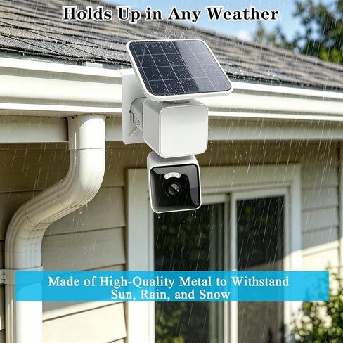 2 حزمة مزراب جبل متوافق مع WYZE Solar Cam Pan، بدون مثقاب كاميرا تثبيت معدنية كاميرا الأمن تصاعد قوس لاستخدام مزراب في الهواء الطلق in Kuwait