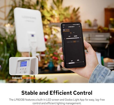 Godox LP800Bi 80W LED لوحة فيديو لامب صب ستوديو in Kuwait